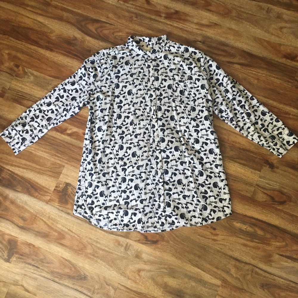 Sonoma 🦊 Button Down Night Shirt XXL